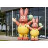 Attractive Cute Inflatable Easter Bunny , Commericial Funny Custom Made Inflatables Advertising for sale