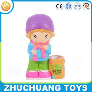 China lovely cartoon girl kids plastic wholesale piggy banks wholesale