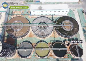 China Center Enamel Provides Anaerobic Digester Tanks For Liberia Wastewater Treatment Project wholesale