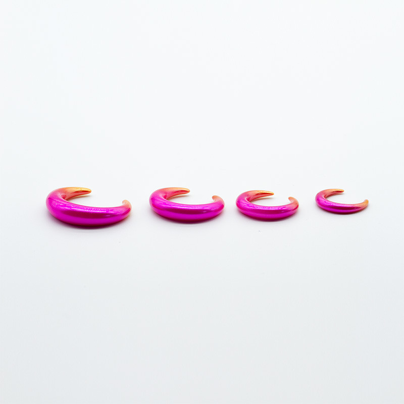 Acrylic Classic Unisex Spiral Ear Tapers 4G 75G mixed color OEM ODM