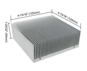 China Led Heat Sink Aluminum , Aluminum Heat Spreader High Dimensional Stability wholesale