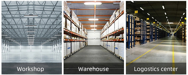 100W 150W 200W UFO LED Warehouse Light Low Glare UGR<19 With Microwave Control
