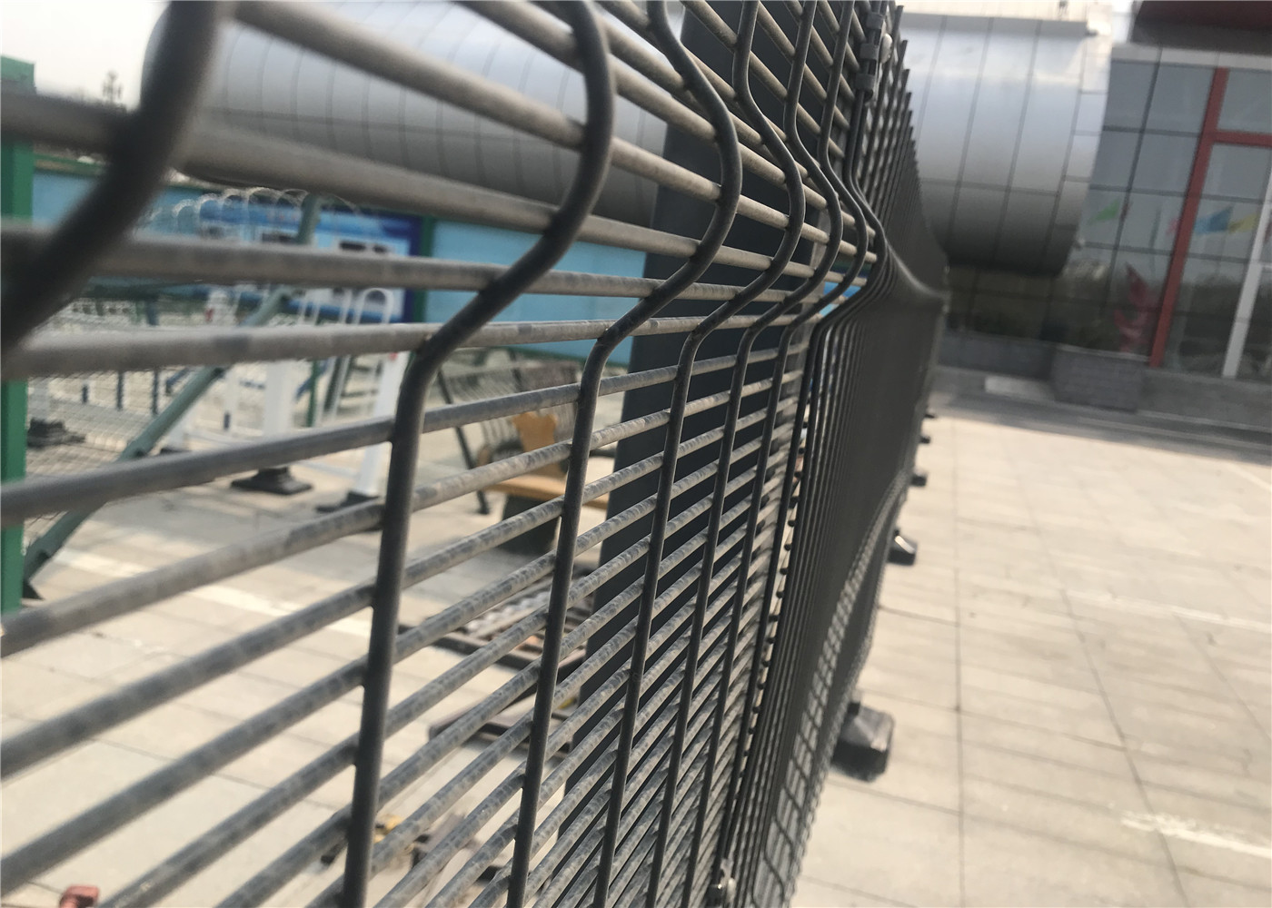 358 wire fence panels /clearvu fencing africa 2200mm*2515mm diameter 4.00mm horizontal wire and 3.00mm wire