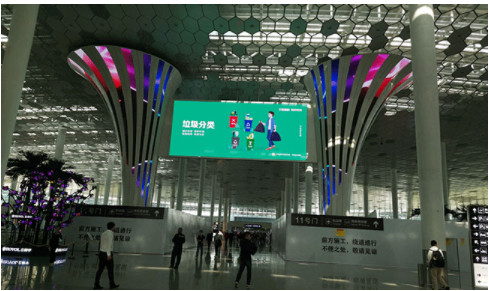 P10mm LED Airport Flight Display Board Navigation Board Terminal