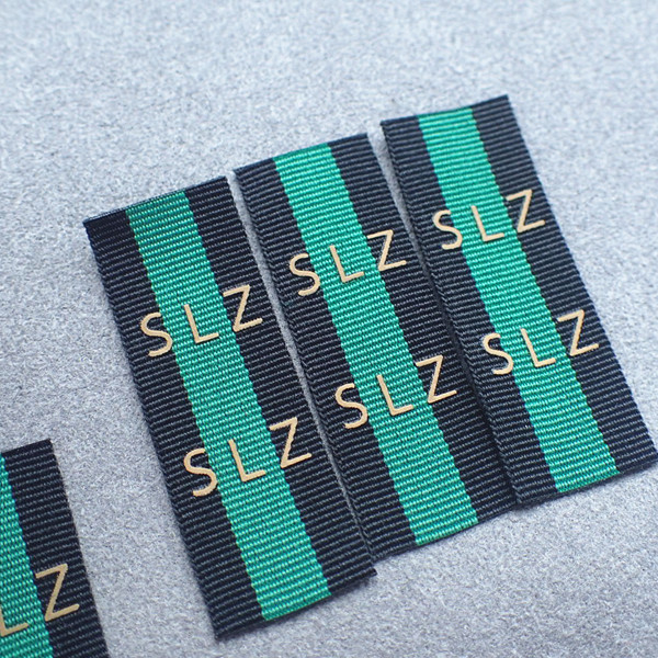 Soft Silk Straight Cut ODM Screen Printing Clothing Labels