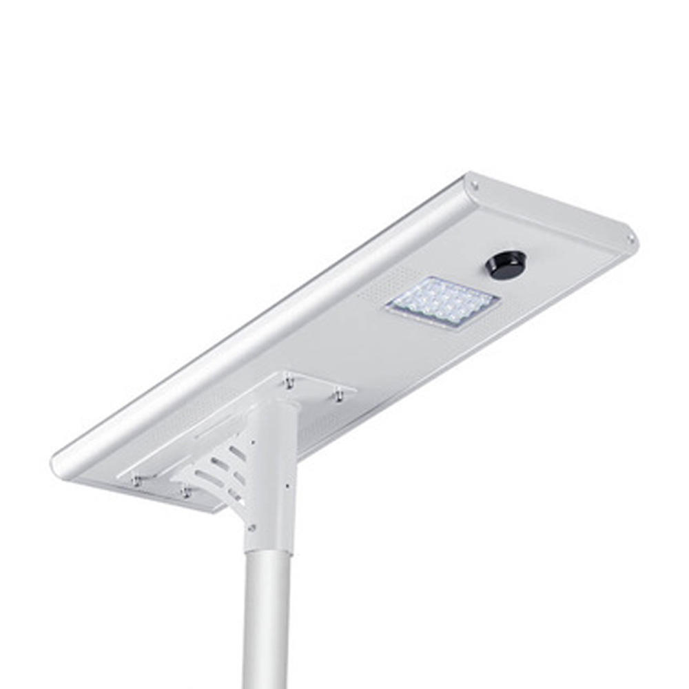 30W 40W 120W All In One IP65 Lithium Battery Powered Self Cleaning Solar Street Light