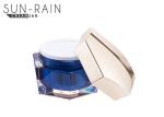 High end acrylic plastic cosmetic jars packaging 30ml 50ml ABS lid jar bottle