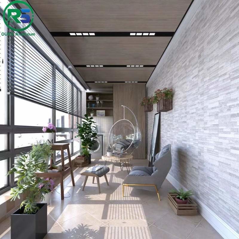 10-25mm Curtain Wall Aluminum Honeycomb Building Panels Wood Grain For Commercial Building