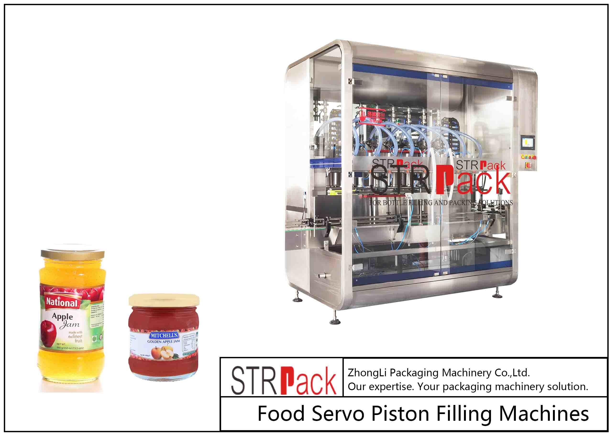 200kg Fully Automatic Honey Tomato Paste Filling Sealing Packing Machine 0.4-0.6MPa
