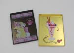 Big Cartoon Chrome Travel Makeup Mirrors with Full Color Logo Printing