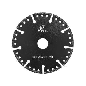 China Black Diamond Cutting Blades Vacuum Brazed 8mm Masonry Disc wholesale