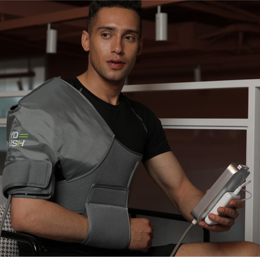 Compression Sports Relief Pain Therapy System Ice Recovery Knee Arthritis