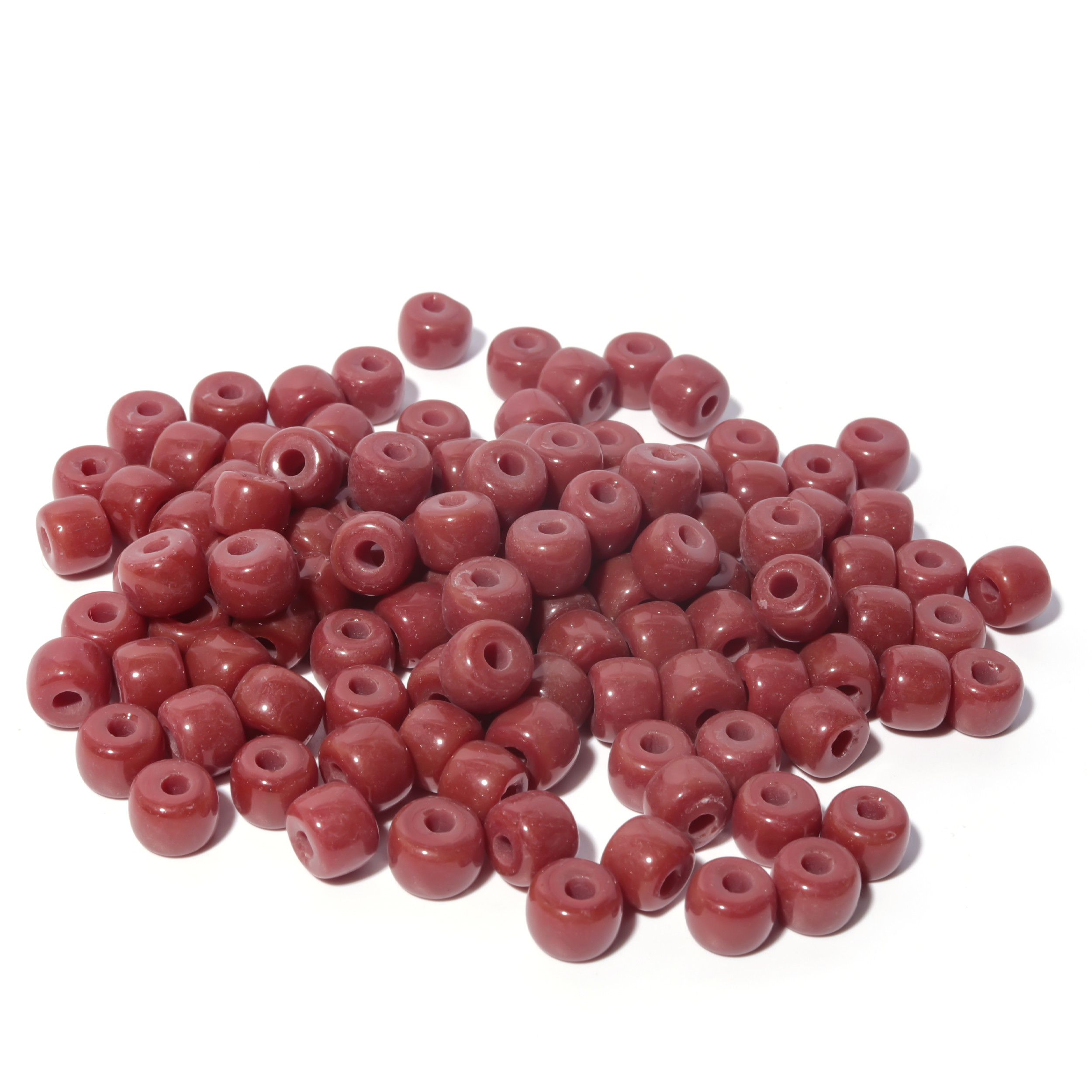 100 Colors Gemstone Forte Beads 6*8mm*2.0 Holes DIY Patterns With Rope