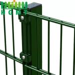 Ornamental Welded Double Loop Roll Top Fencing Powder Coated
