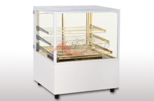 China Square Food Warmer Showcase - 30 To 70 Degree LED Light White Or Black Body wholesale