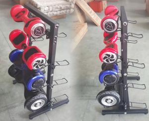 China Black Scooter Display Rack / Scooter Display Stand Cold Rolled Steel Material wholesale