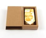 Eco Biodegradable Mens Tie Storage Box Kraft Paper Drawer Box