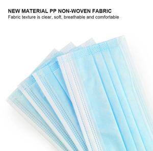 China Hypoallergenic 25GSM Non Woven 3 Ply Disposable Mask wholesale