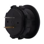 Waterproof Round Motorbike Volt Meter , Mini 12v Led Voltmeter