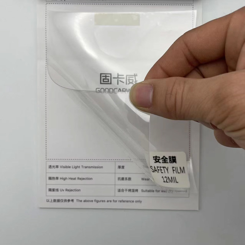 4mil 8mil 24mil Security Window Film PET Car Windshield Armor Safety Window Tint Glass Protection Film