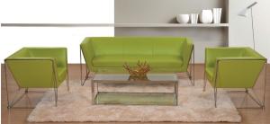 China Modern PU leather China reception office sofa wholesale