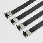Releasable Type Stainless Steel Banding Buckle Epoxy Coated SS304 Cable Tie