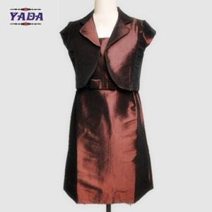 China Ladies autumn fashion top + vest two piece vintage o-neck simple model summer dress for sale wholesale
