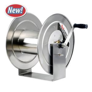 China 90M Heavy Duty Stainless Steel Hand Crank Air Hose Reel 1/2&quot;NPT wholesale