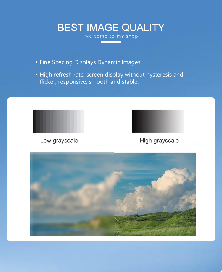 High Density P3.9 Welcome Display 500x1000 LED Display Screen For Shops