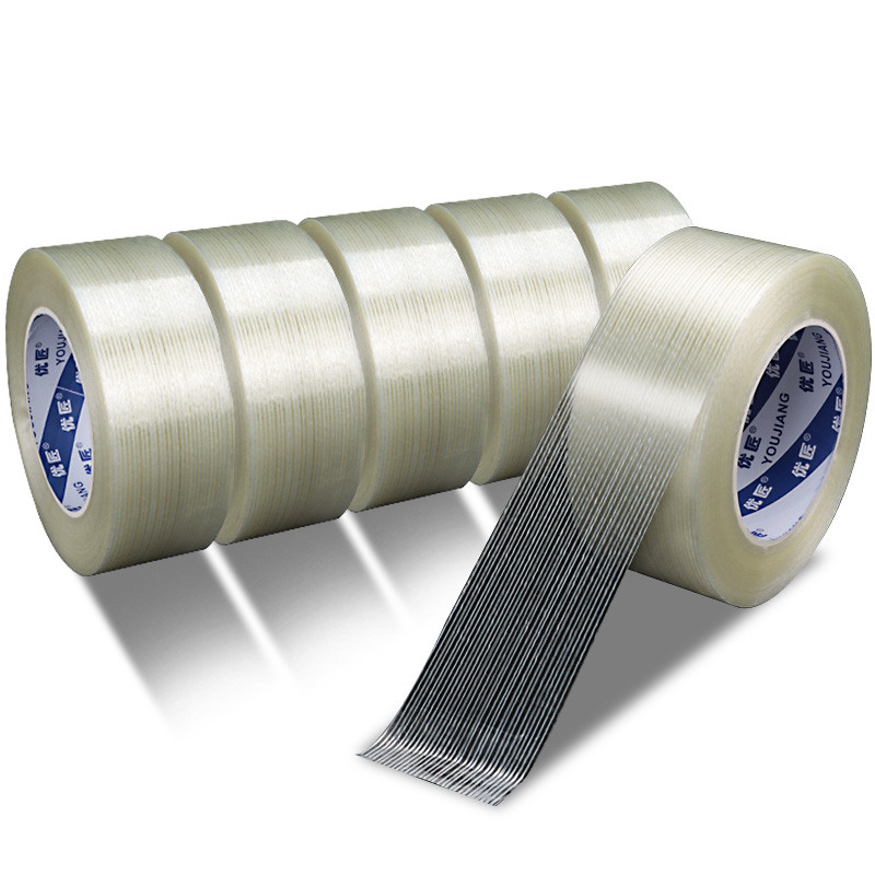 Insulation Fiberglass Filament Tape Stripe Linear Fiberglass Strapping Tape