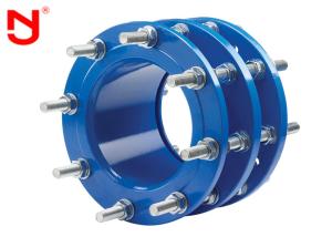 China Butterfly Valve DI Dismantling Joint Universal Irrigation Application Blue Color wholesale