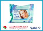 Facial Natural Makeup Remover Wipes Feminine Hygiene Unscented Biodegradable