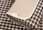 Water Repellent Plaid Picnic Mat Collapsible For Camping / Hiking