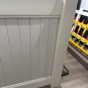 homes gardens Durable PVC Pre Assembled Vinyl Fence Panels Environmental