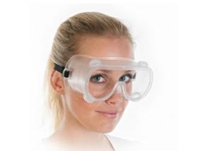 China Anti Scratch Medical Safety Glasses / Laboratory Safety Goggles Transparent wholesale