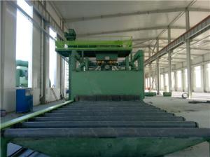 China Castings Parts Steel Plate Shot Blasting Machine Continuous Way TUV Certificate wholesale