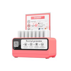 China ABS Commercial Phone Charging Station Rental E1008 5000MAh wholesale