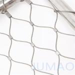 Antirust Galvanized Stainless Steel Rope Mesh Cable For Buildings