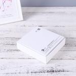 ROHS White Square Gift Box Underwear Packaging Customized