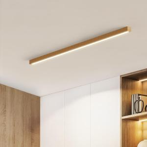 China Long ceiling ceiling light porch wooden lamp aisle corridor wall hanging line log led lights（WH-WA-47) wholesale