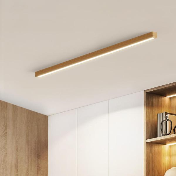 Long ceiling ceiling light porch wooden lamp aisle corridor wall hanging line