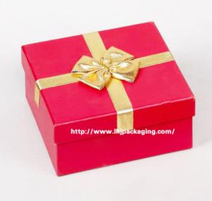 China cosmetic box with ribbon wholesale