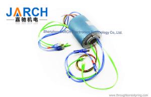 China 500Rpm 2 USB Signal Ethernet Through Bore Slip Ring Size 30mm 2 Channel 1000M wholesale
