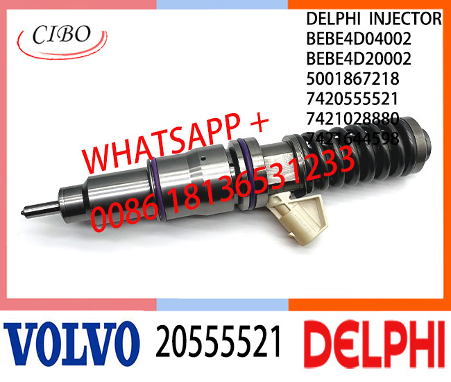 Diesel Injector 20555521 BEBE4D04002 BEBE4D20002 5001867218 21028880 85003042 E3.18 for REN-AULTT 11LTR EURO3 HI