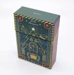 CMYK Christmas Paper Gift Box Finished Cosmetic Paper Packaging 70mm Length