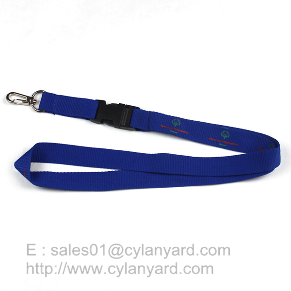 Polyester Office lanyard with detachable clip