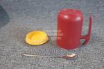 Full Logo D Shape Handle Stainless Steel Mug In Gift Box Packaging
