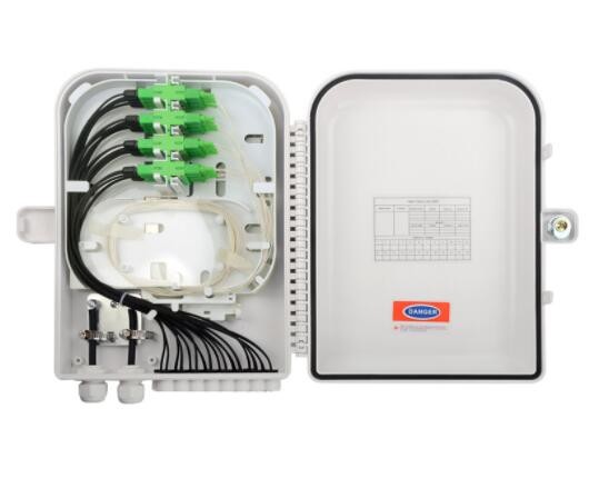 Cable Distribution Box IP 65 ，2 inlet, 16 outlet Fiber Distribution Terminal FTTx