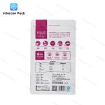 PVC Self Sealing Plastic Bag Custom LOGO Eight Side Sealing Snack Zipper Bag