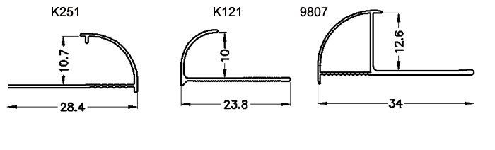 bathroom tile trims